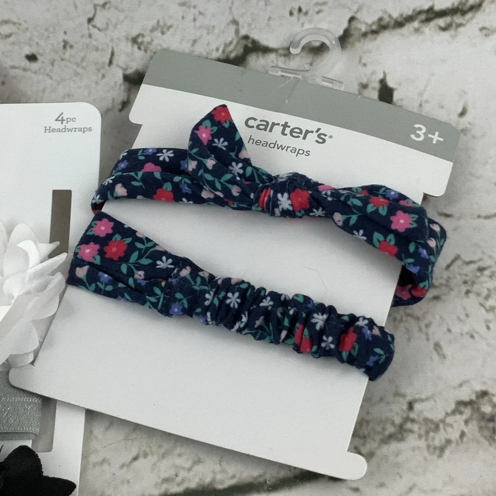 Baby Head Bands Elastic Carters Koala Kids Baby Bling Pink Floral Gray Black Lot